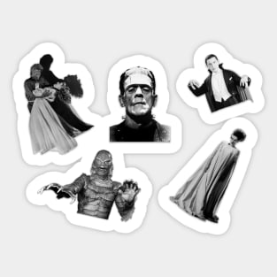 Universal Monsters Montage Sticker